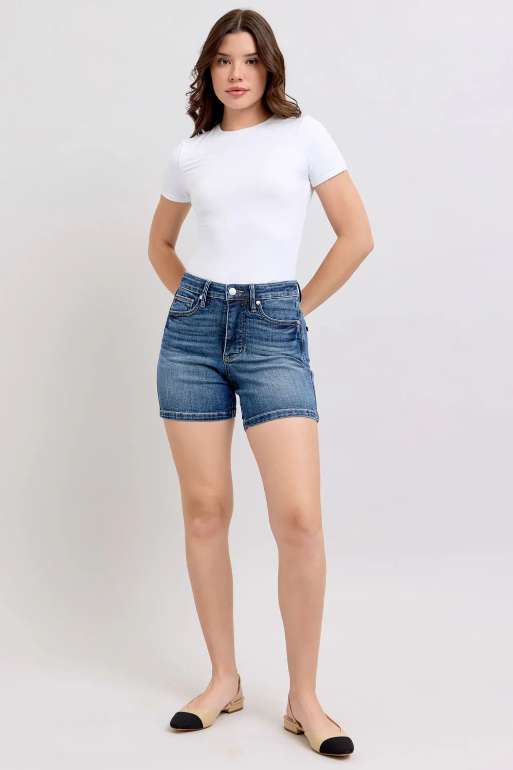 MR Tummy Control Mid Length Shorts
