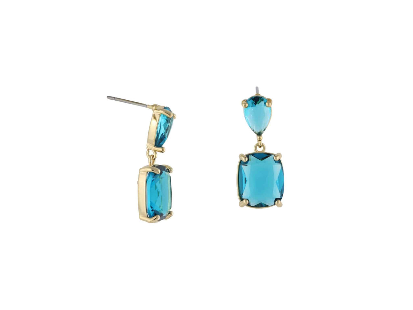 Blue Anais Allure Stone Cut Luxe Earrings