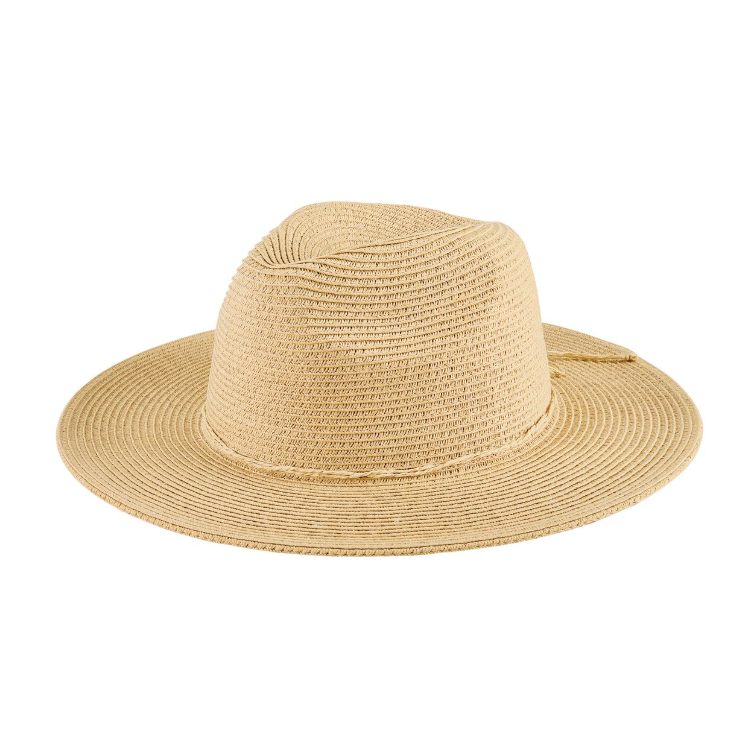 WOMEN'S WATER REPELLENT FEDORA W/TIE
