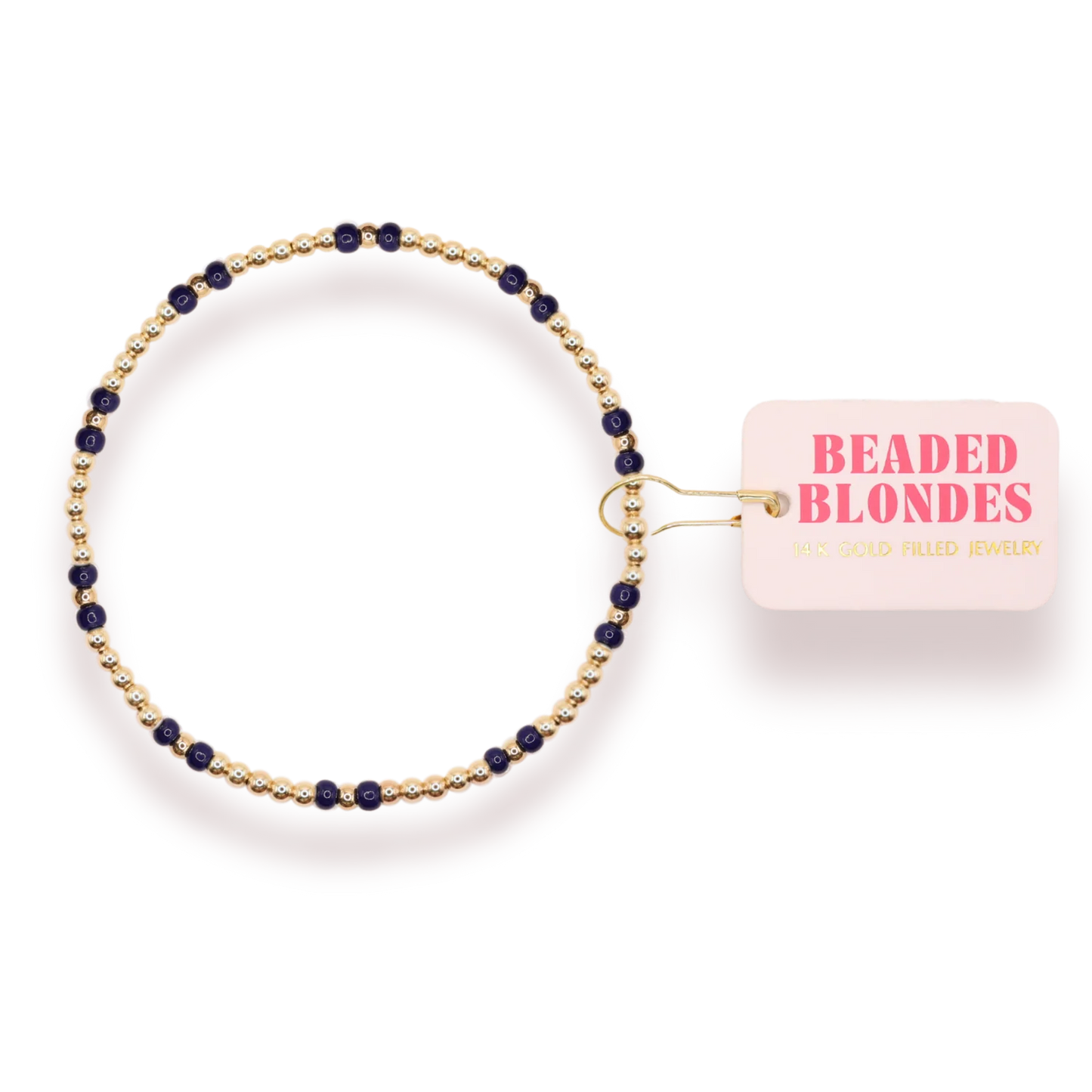 Navy Hazel Bracelet- Standard 6.75 inch