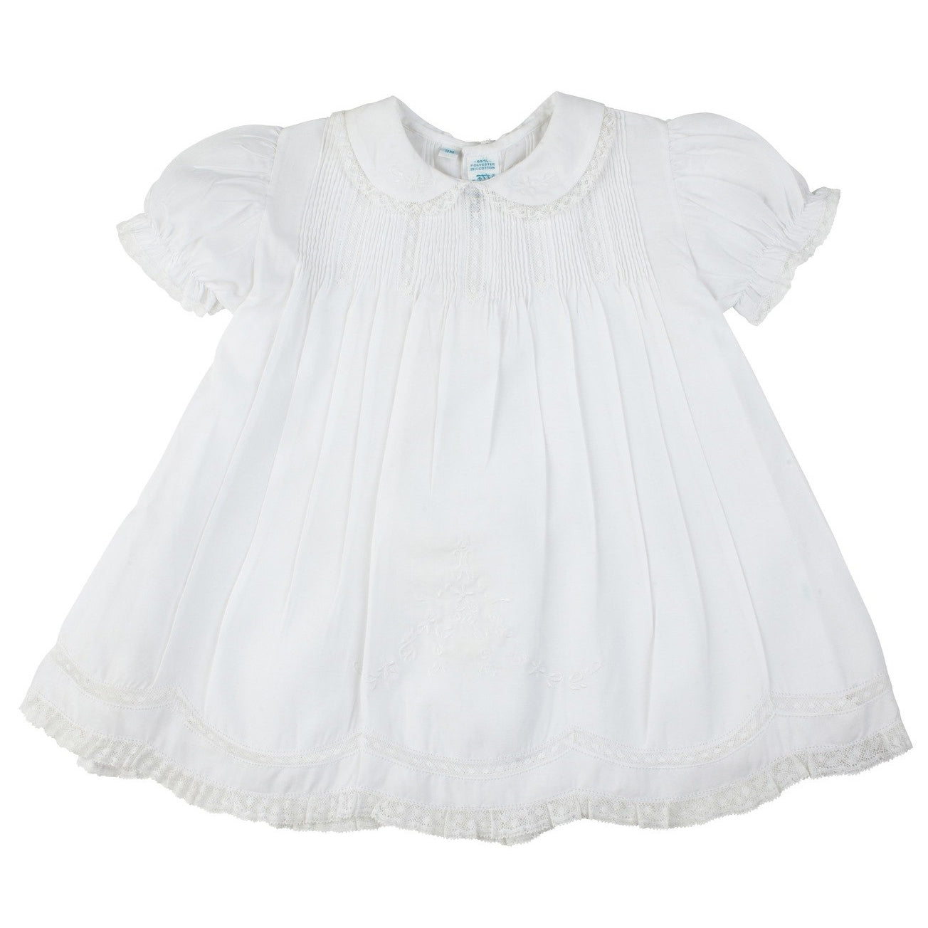 COLLARED LACE SLIP DRESS