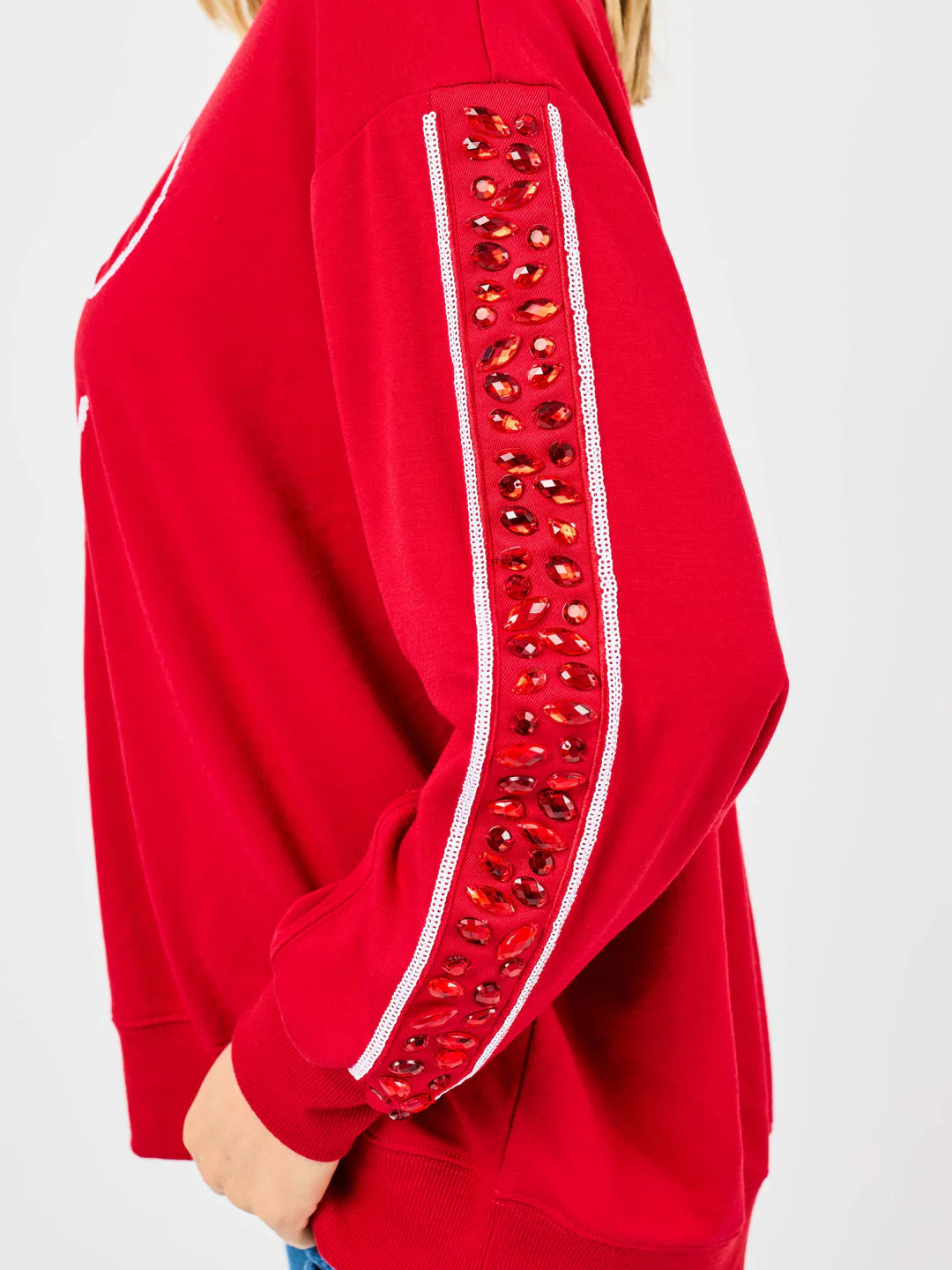 Sweatshirt Millie PP Crimson/White L