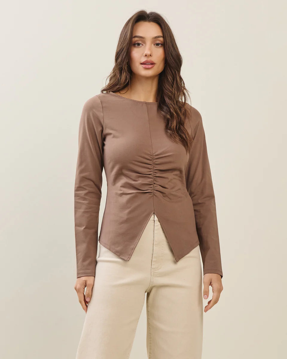 CUT OUT DETAILED KNIT TOP