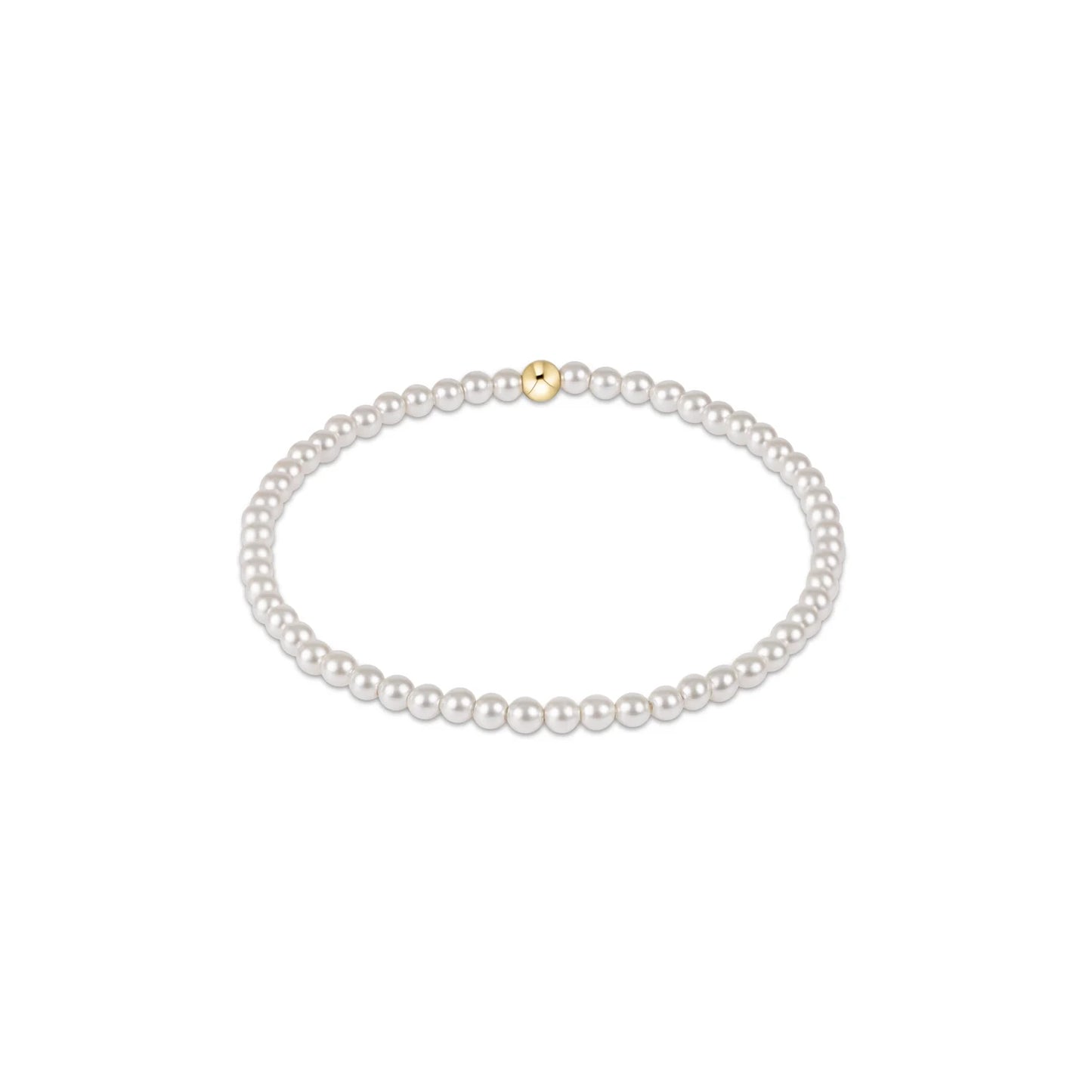 Classic Pearl 3mm Bead Bracelet