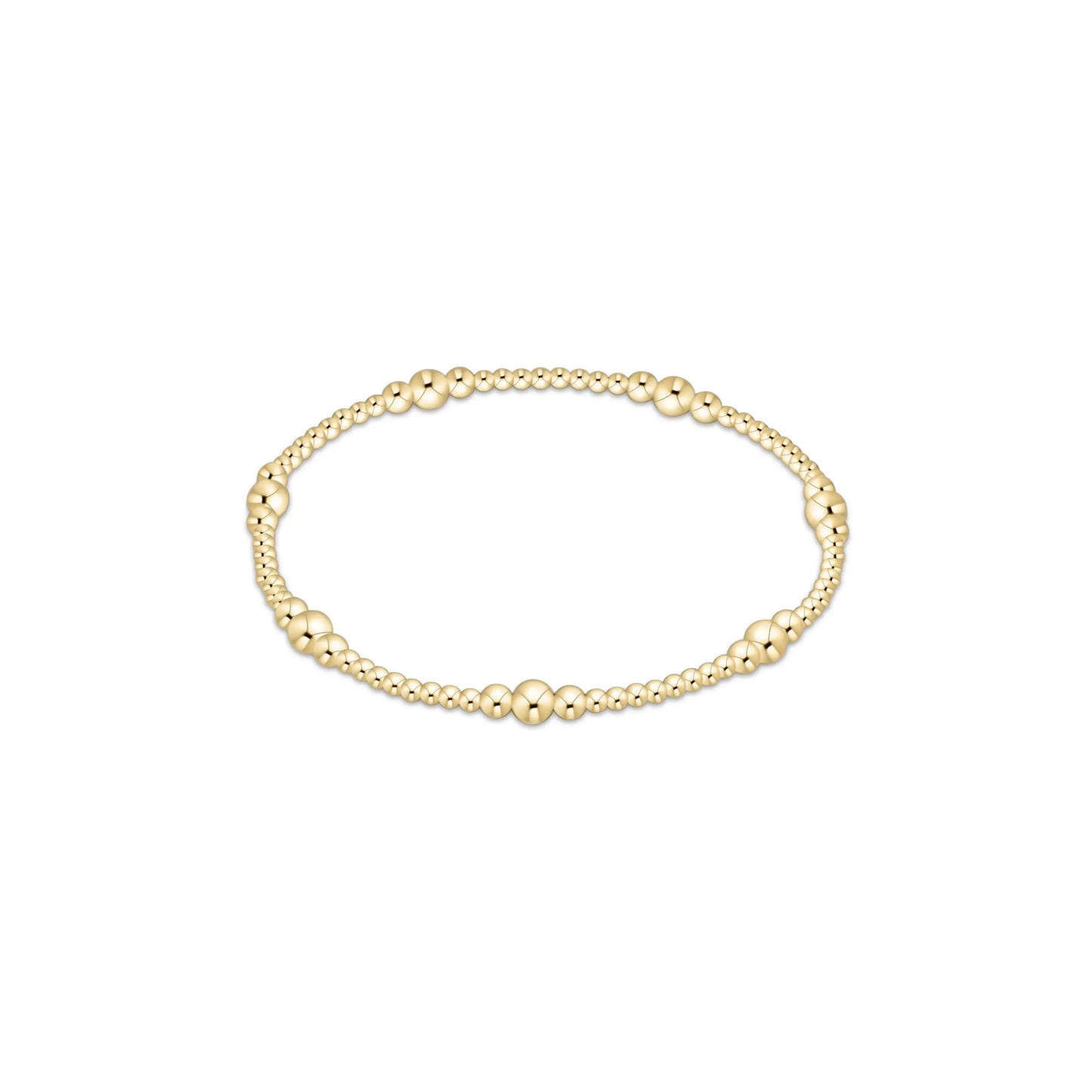 Purpose Gold 4mm Bead Bracelet