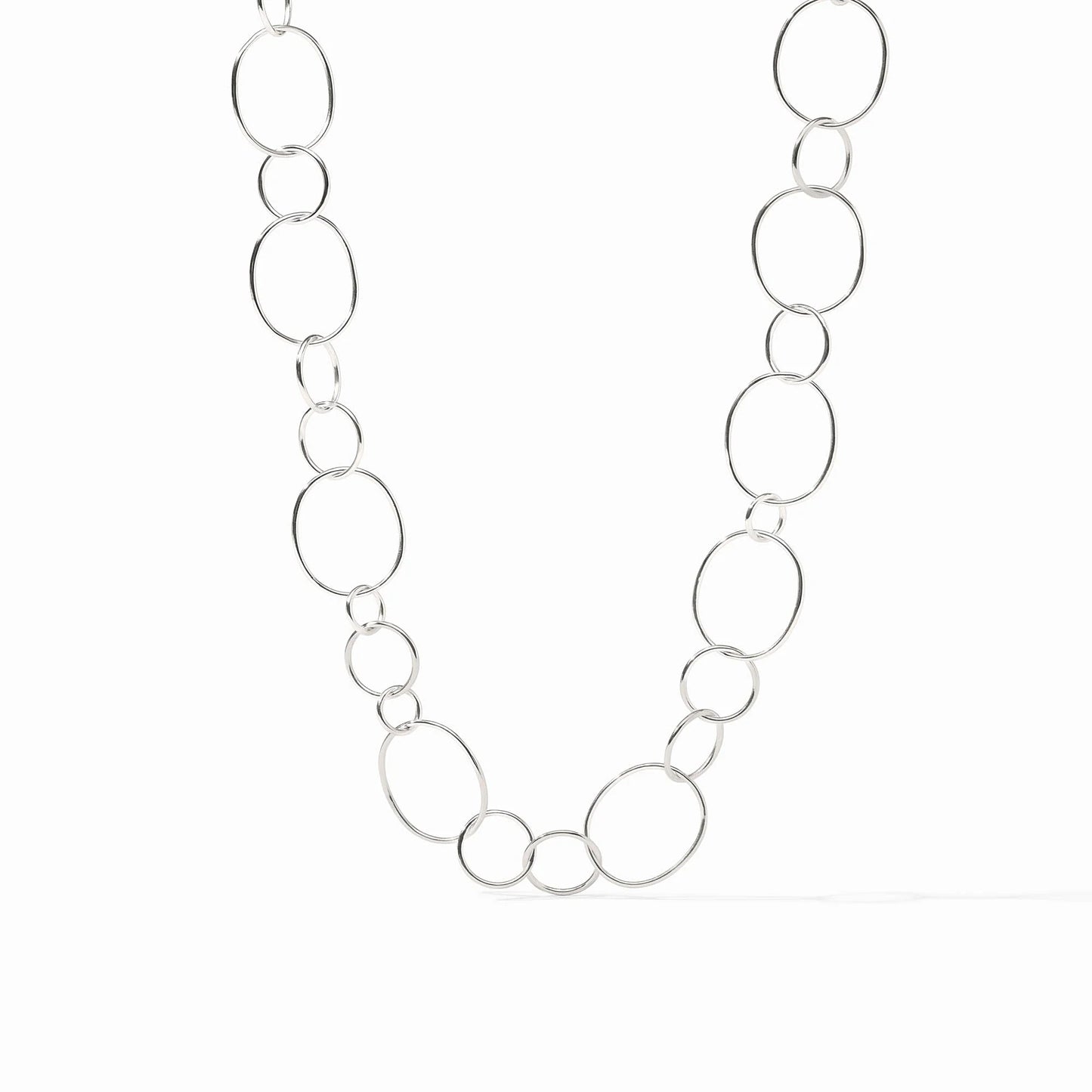 Colette Smooth Necklace-Silver-OS