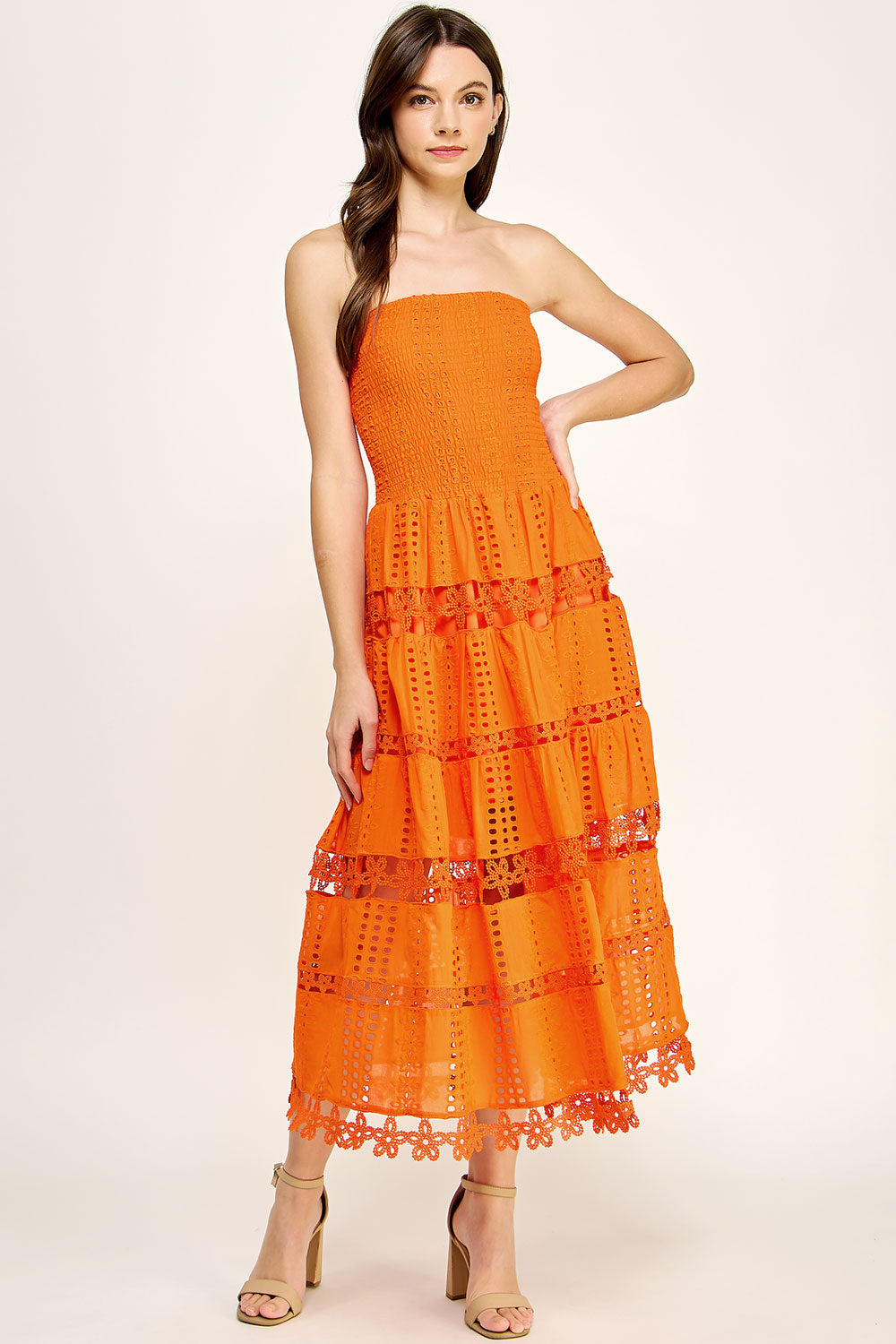 Eyelet Lace Tube Dress Eyelet Lace Tube Dress