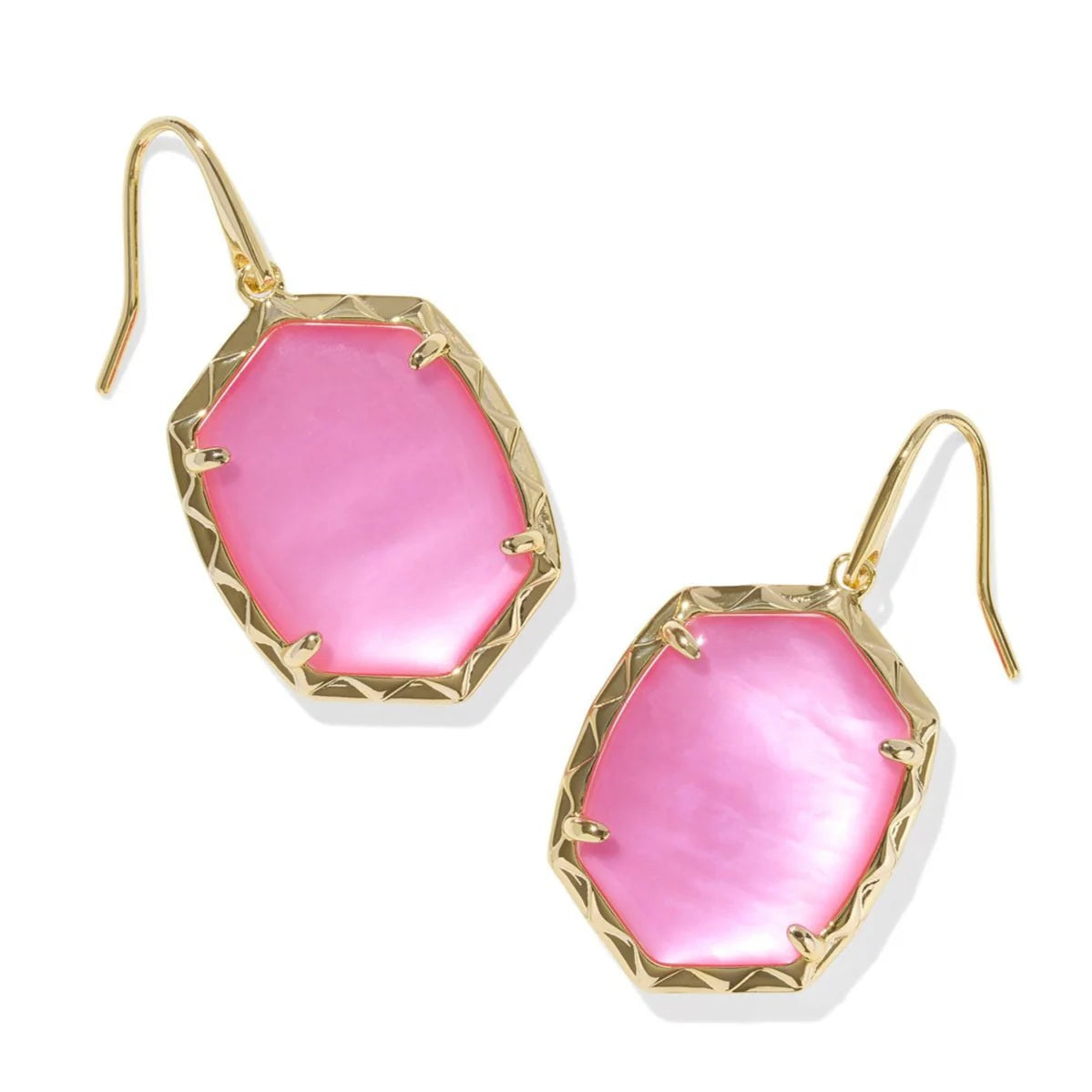 DAPHNE DROP EARRINGS GOLD AZALEA ILLUSION
