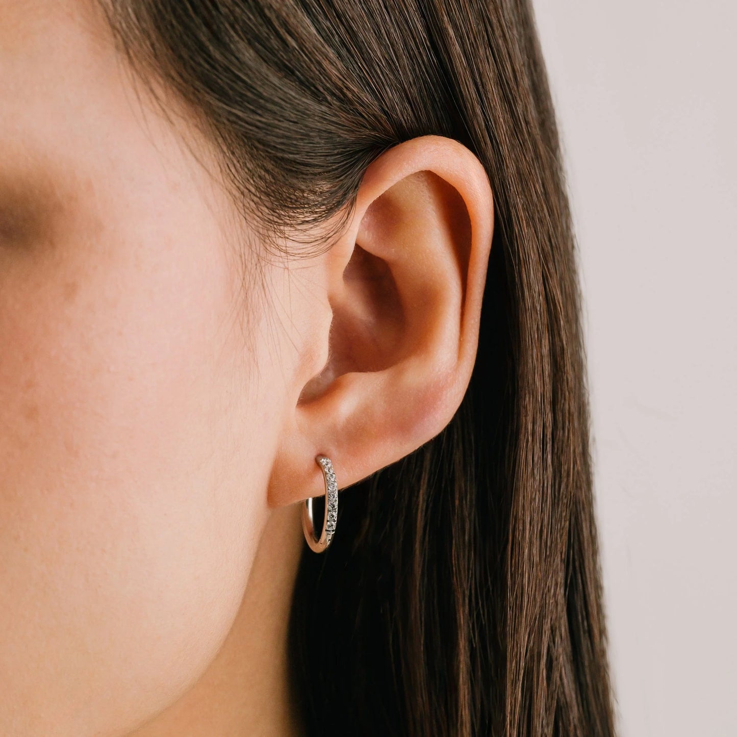 Evie 15mm Hoops - Silver