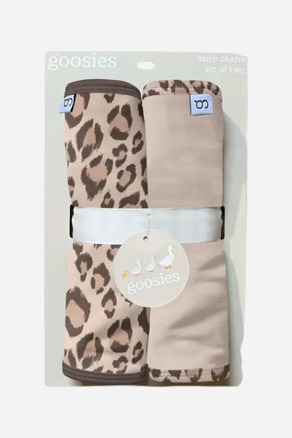 Burp Cloth Set - Classic Leopard