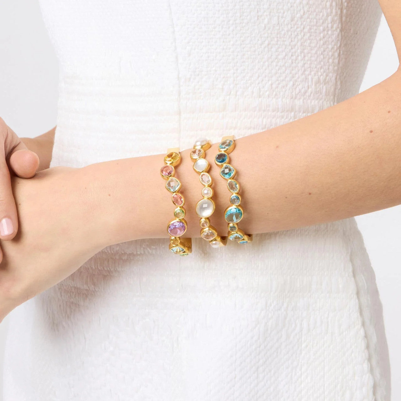 Kaleidoscope Tennis Bracelet Multi Stone