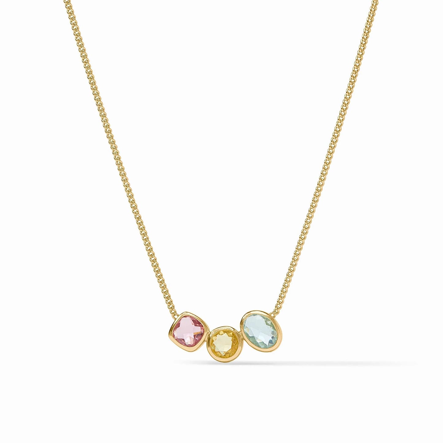 Kaleidoscope Delicate Necklace Multi Stone