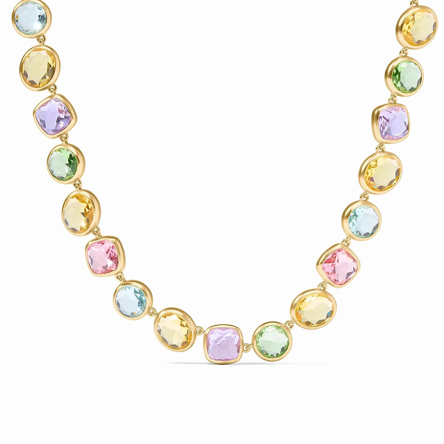 Kaleidoscope Tennis Necklace Multi Stone