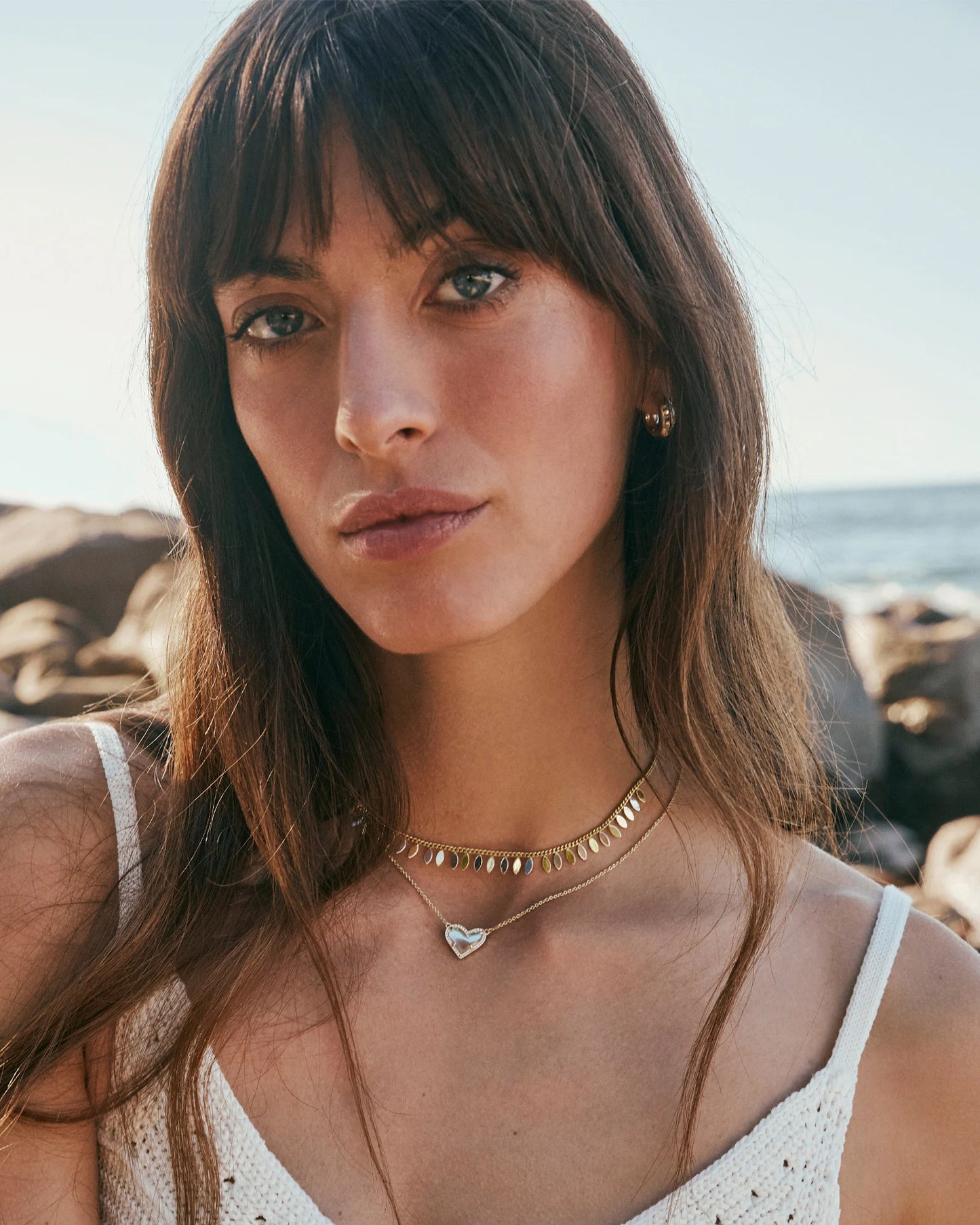 KAYLA STRAND NECKLACE MIXED METAL