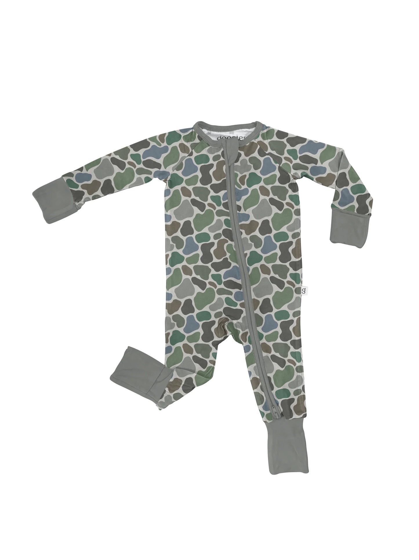 LS Zip PJ- Camo 6-12 mo