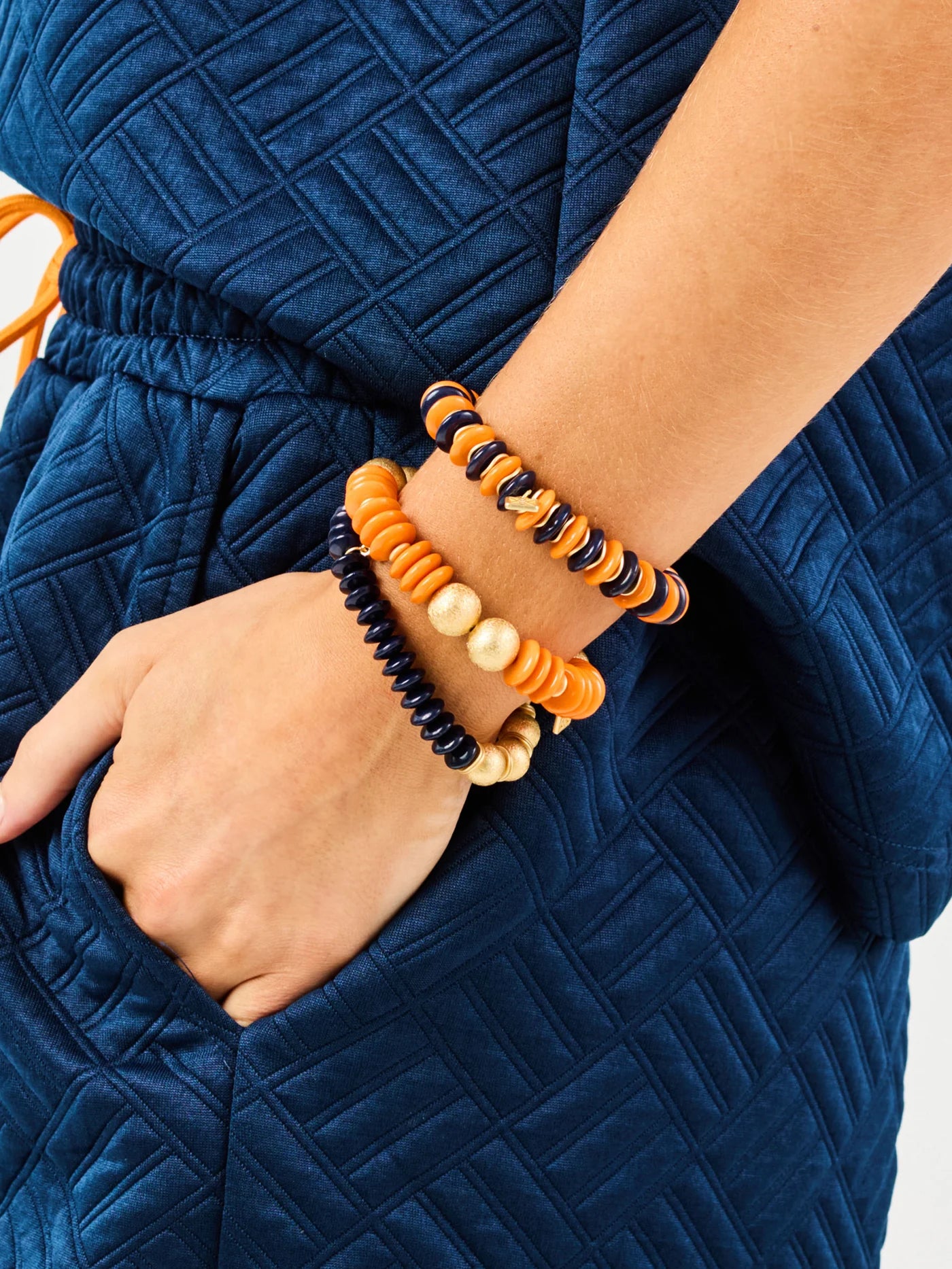 Chloe Bracelet Blue and Orange