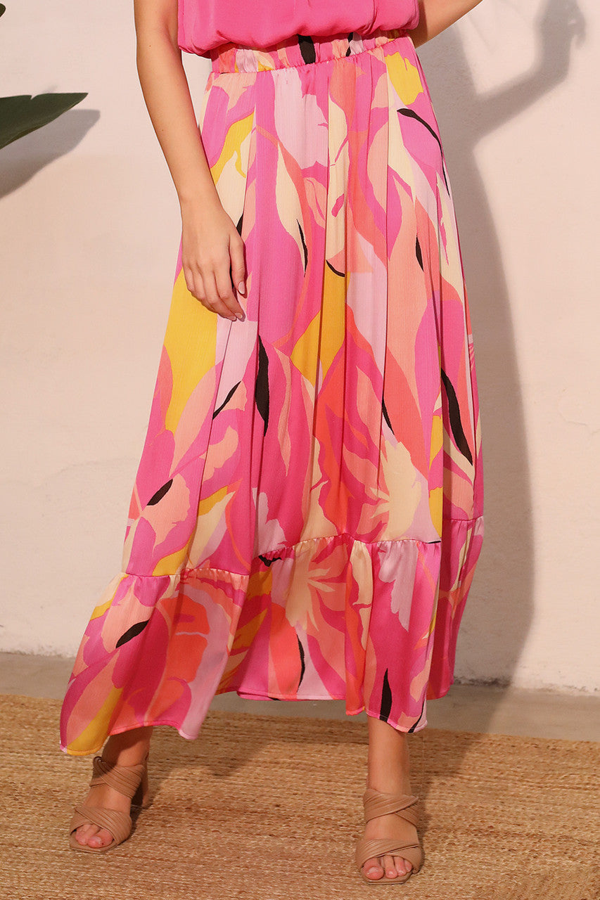 SHADES OF PARADISE MAXI SKIRT
