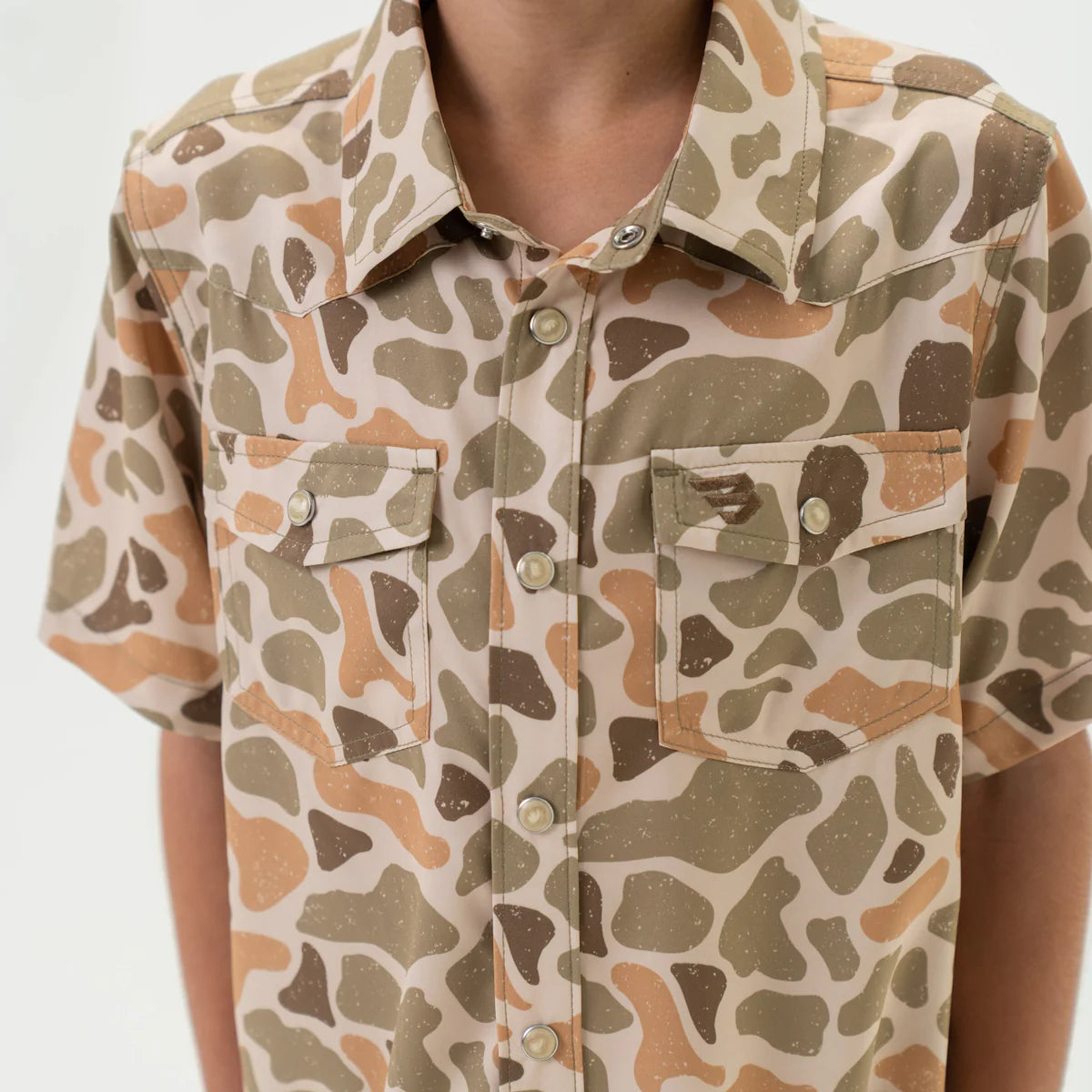 Youth - Performance Western Shirt - Venado Camo Small (5-6)