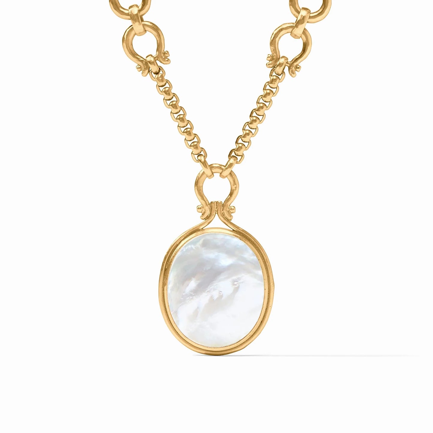 Saratoga Statement Necklace Mother of Pearl