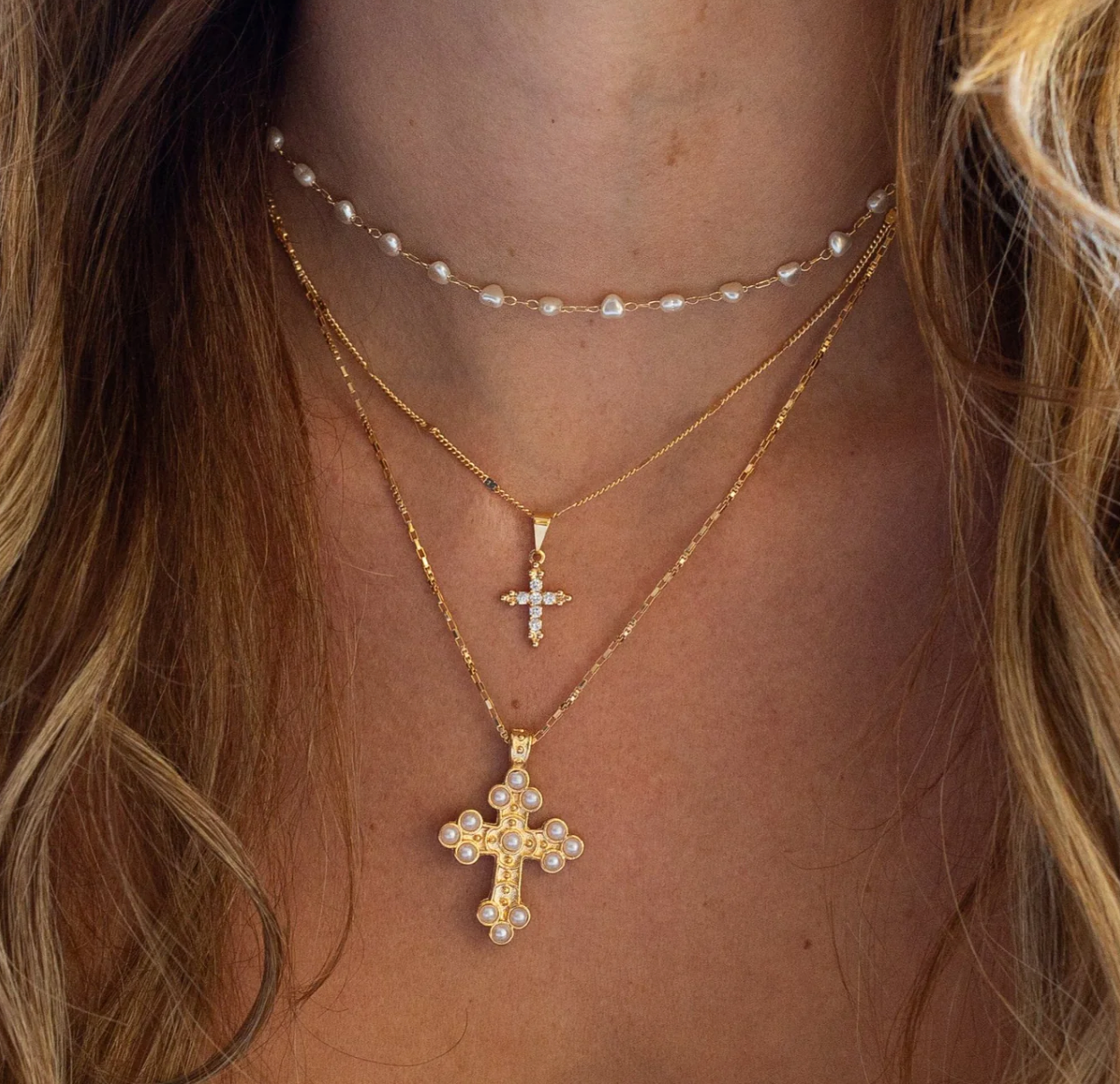 Bali Cross Necklace