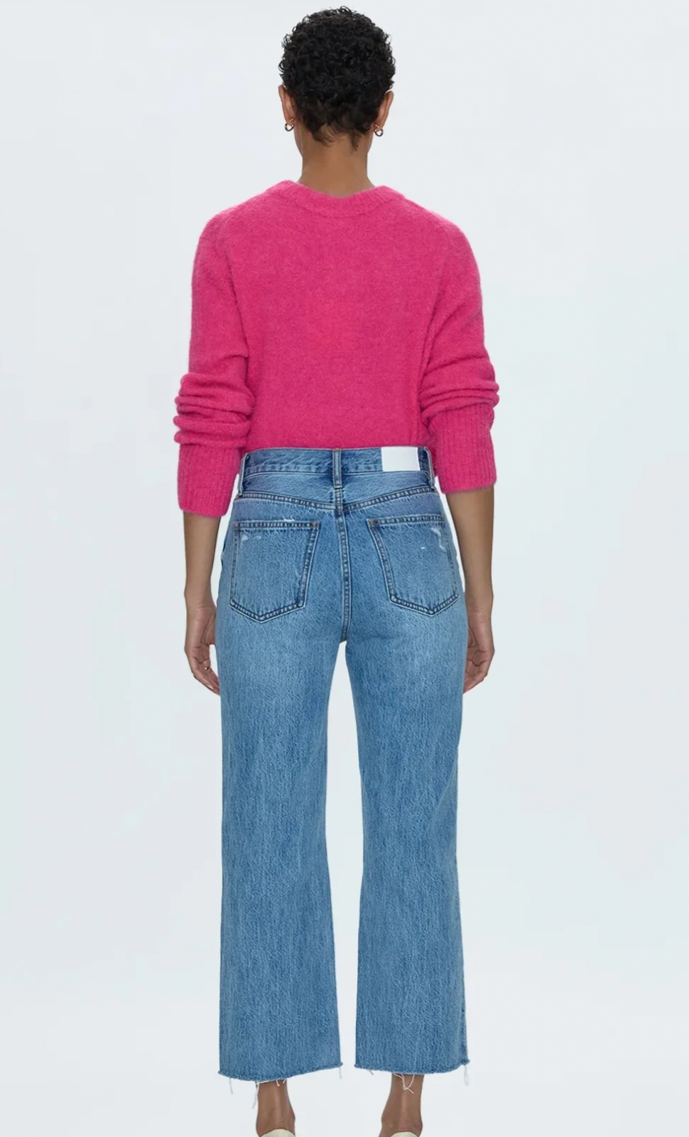 CASSIE CROP HIGH RISE STRAIGHT CROP