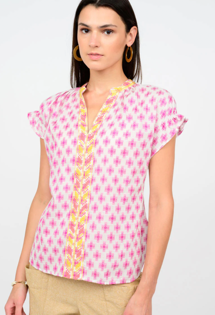 TRELLIS STITCHED POPOVER