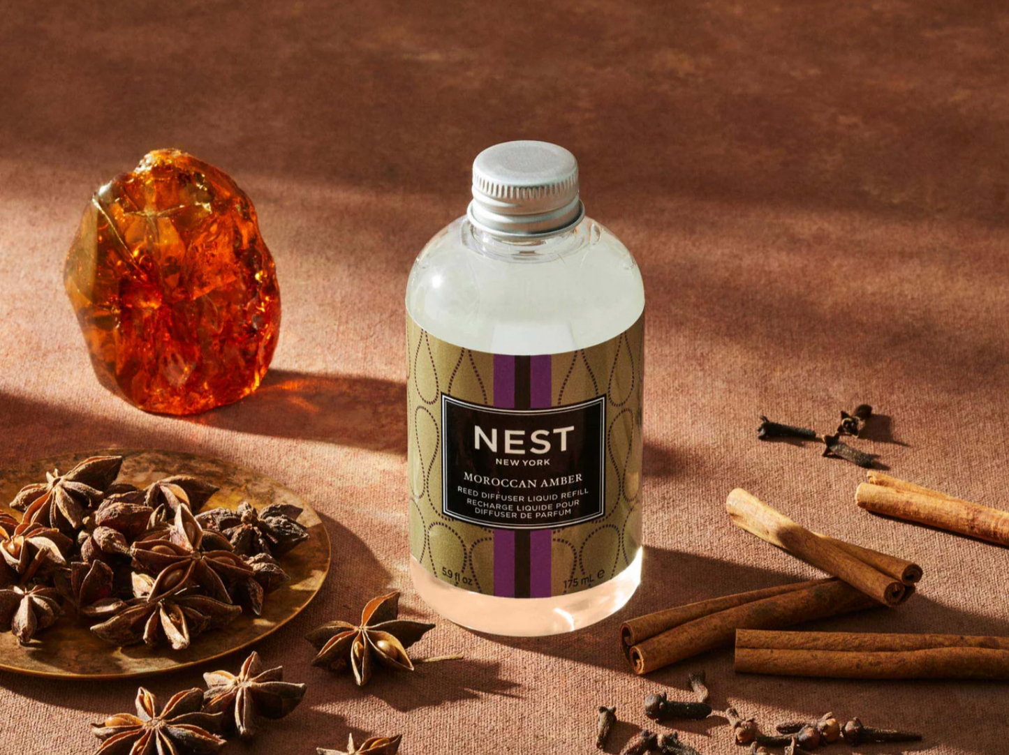 NEST Reed Diffuser Refill 5.9 fl.oz/175 ml MOROCCAN AMBER