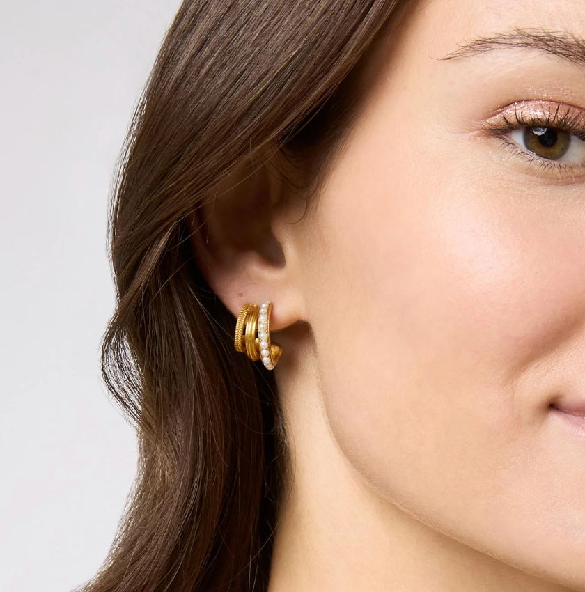 Hydra Triple Hoop-Pearl-OS