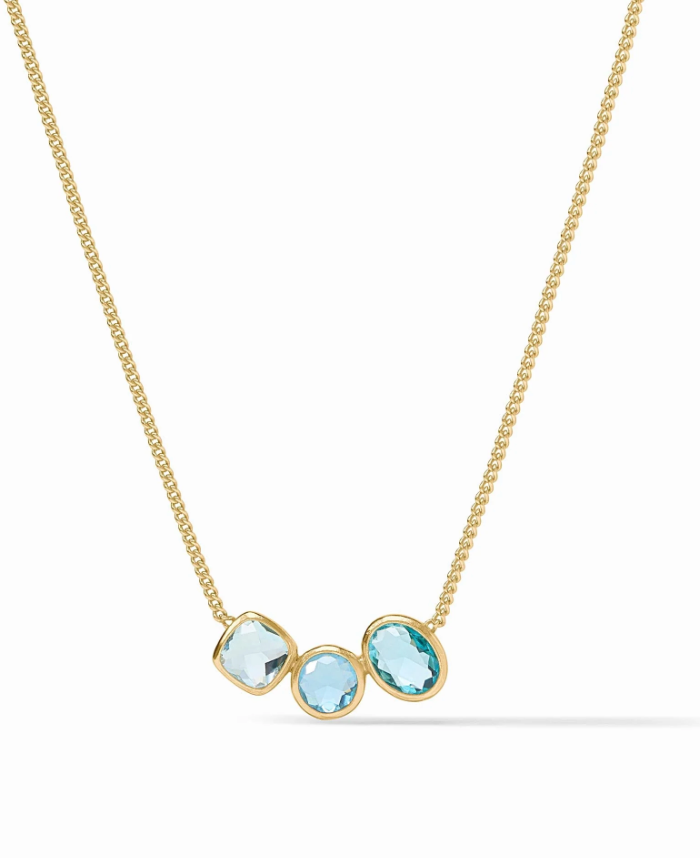 Kaleidoscope Delicate Necklace-Bahamian Blue-OS