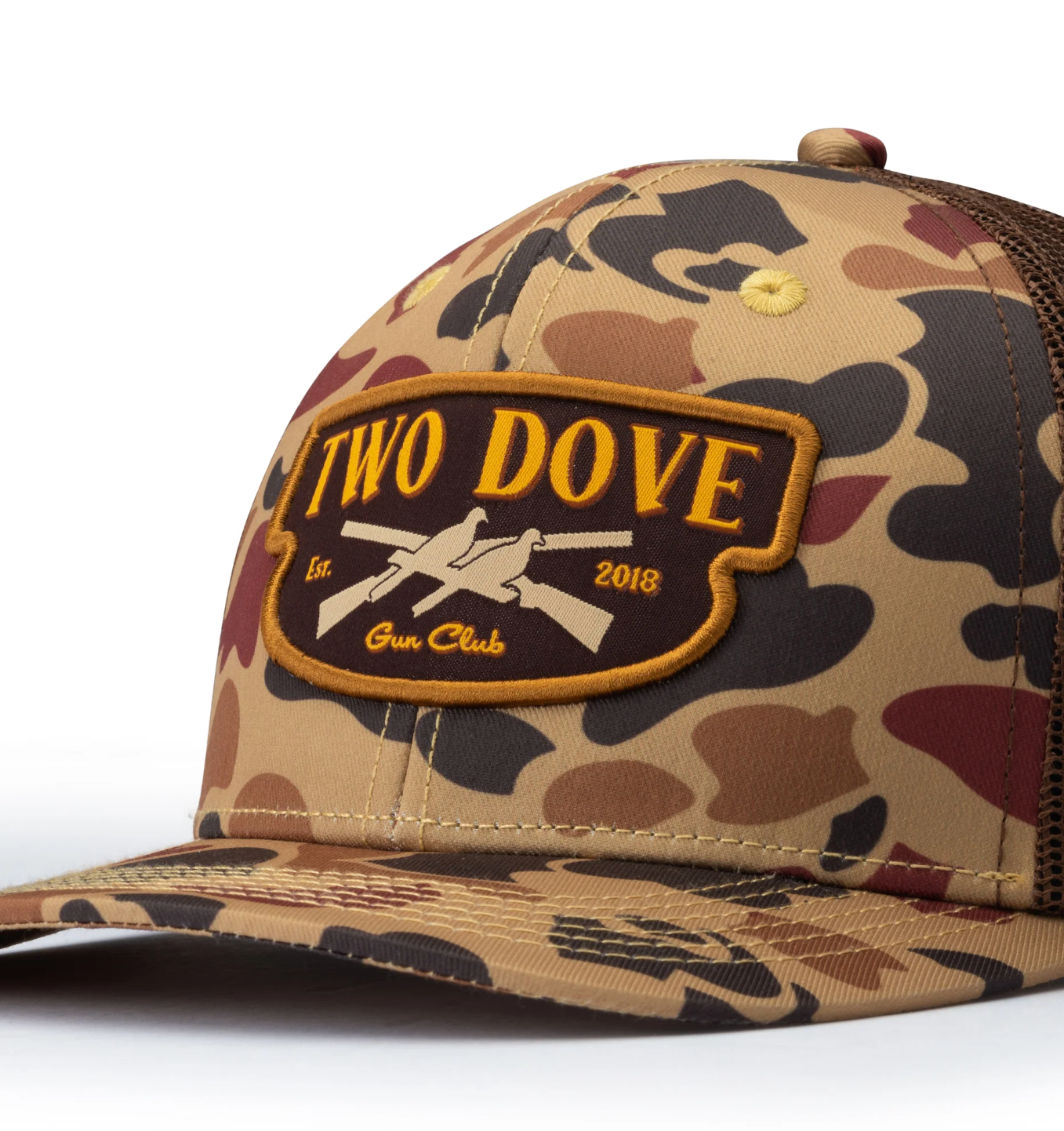 Vintage Camo Gun Club Trucker Cap