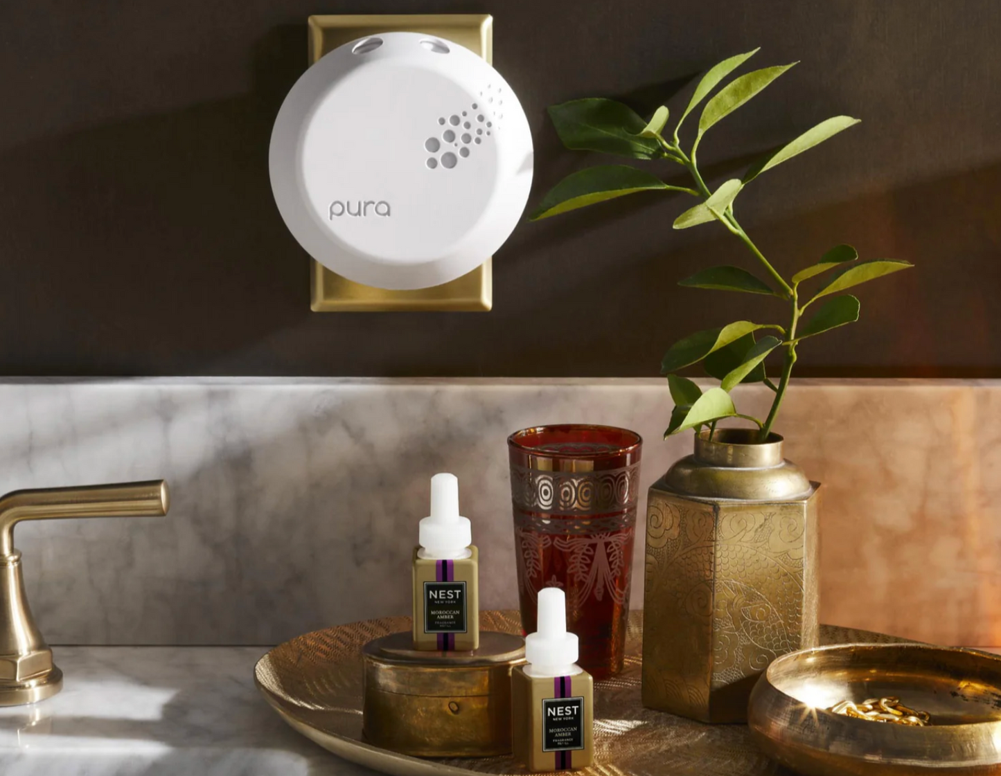 NEST Pura Moroccan Amber Refill (Set of 2) 0.33 fl oz/19.5 ml