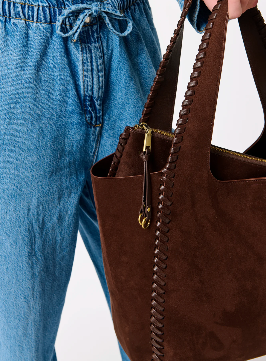 PIPER TOTE, CHOCOLATE