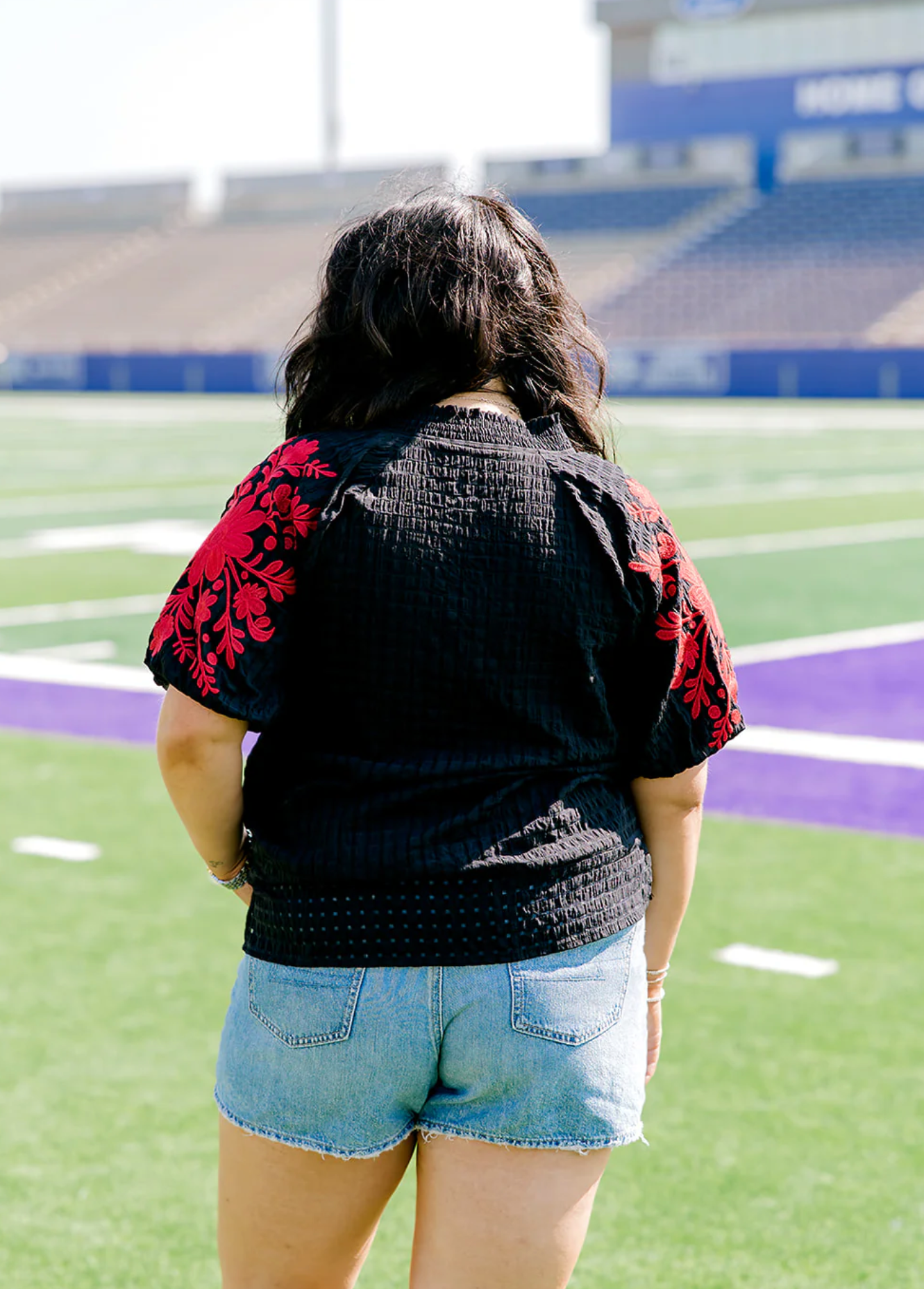 The Havanah Top Large Black/Red