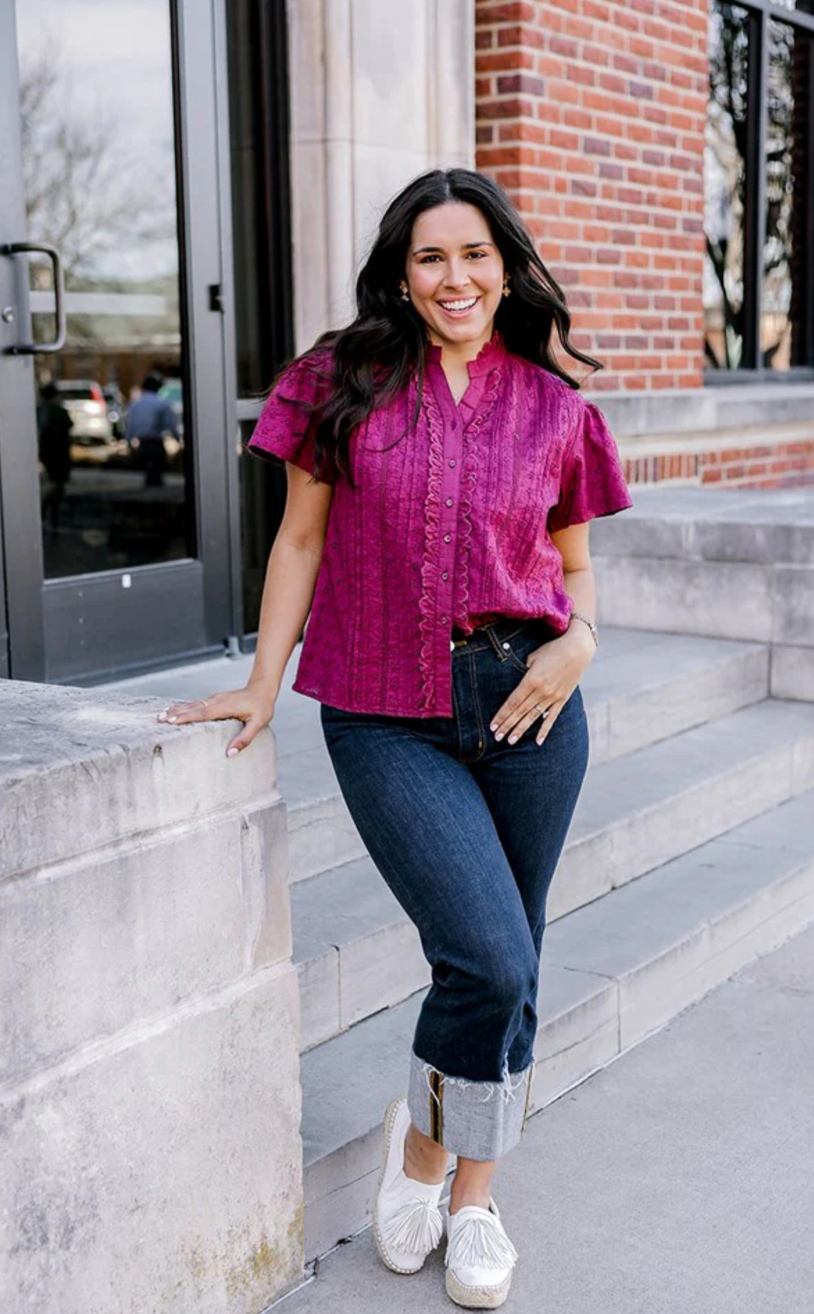 The Lilly Top XS
Maroon