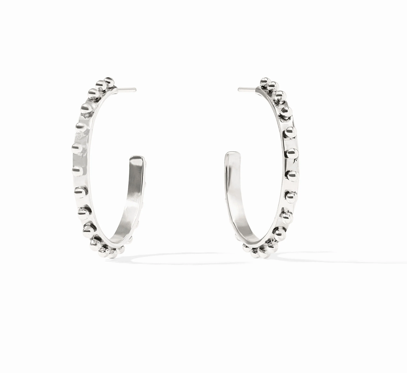 SoHo Hoop-Silver-M
