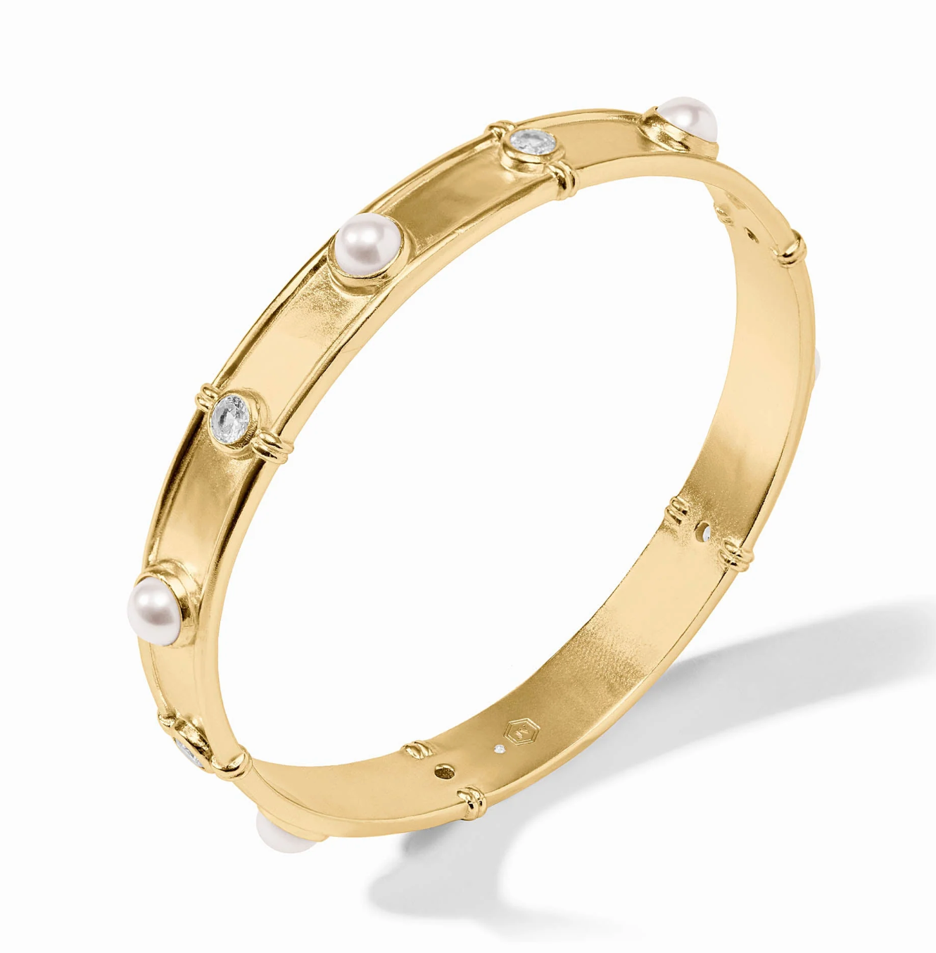 Tribeca Bangle-Pearl-L