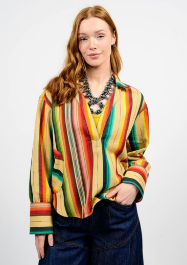 SERAPE STRIPE POPOVER