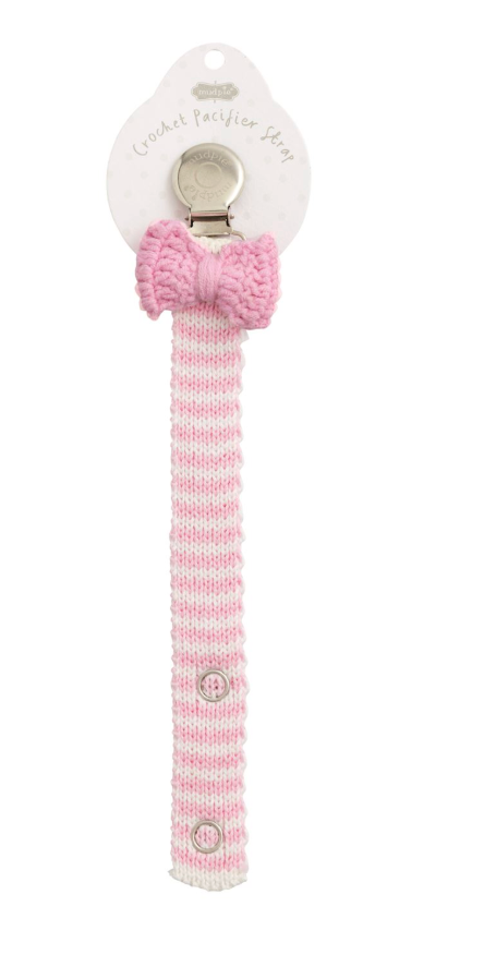 Pink Bow Crochet Pacy Strap