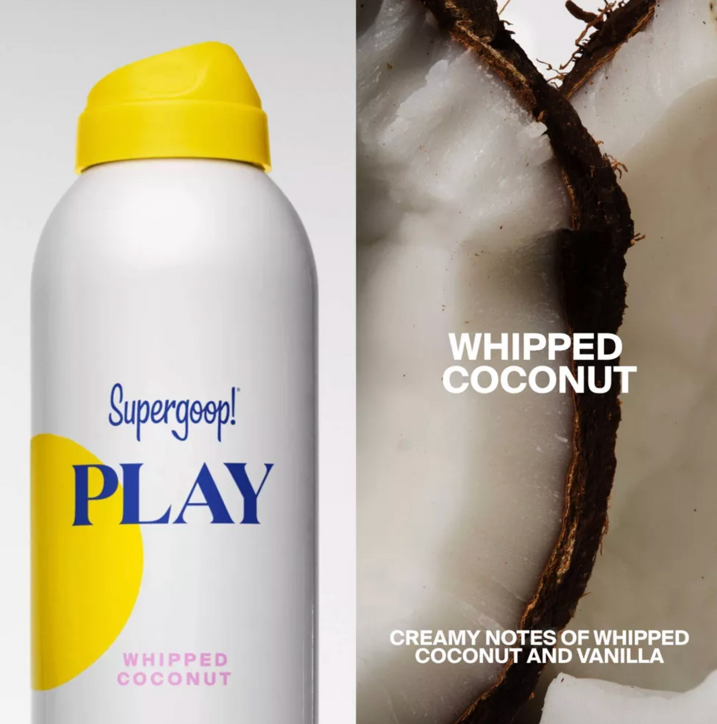 PLAY Antioxidant Body Mist SPF 50 with Vitamin C - Whipped Coconut 6oz