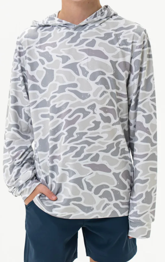 Youth - Performance Hoodie - White Camo XLarge (14-16)