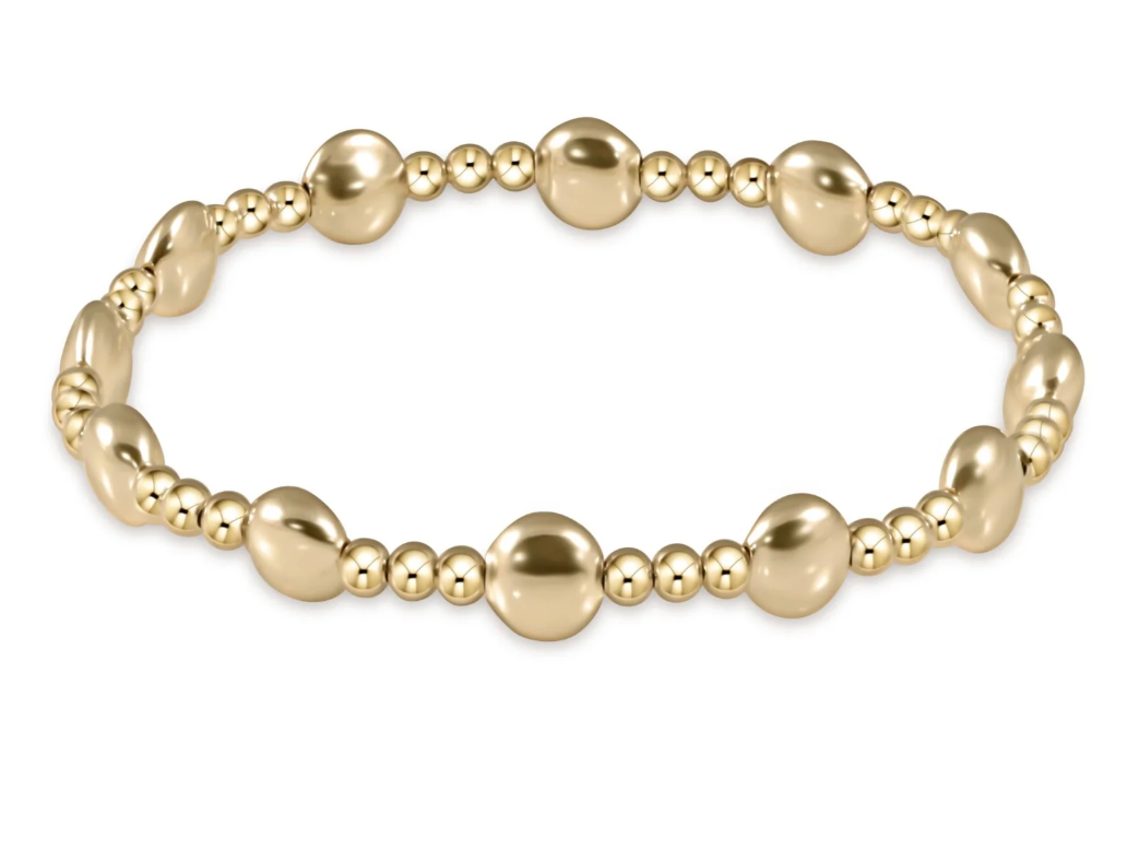 Honesty Sincerity Gold 6mm Bracelet