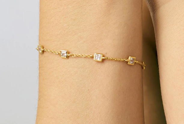 Jolie Delicate Bracelet-Cubic Zirconia-OS