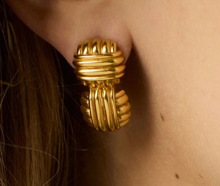 Portofino Midi Earring-Gold-OS