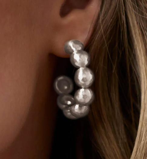Solara Nova Hoop-Silver-L