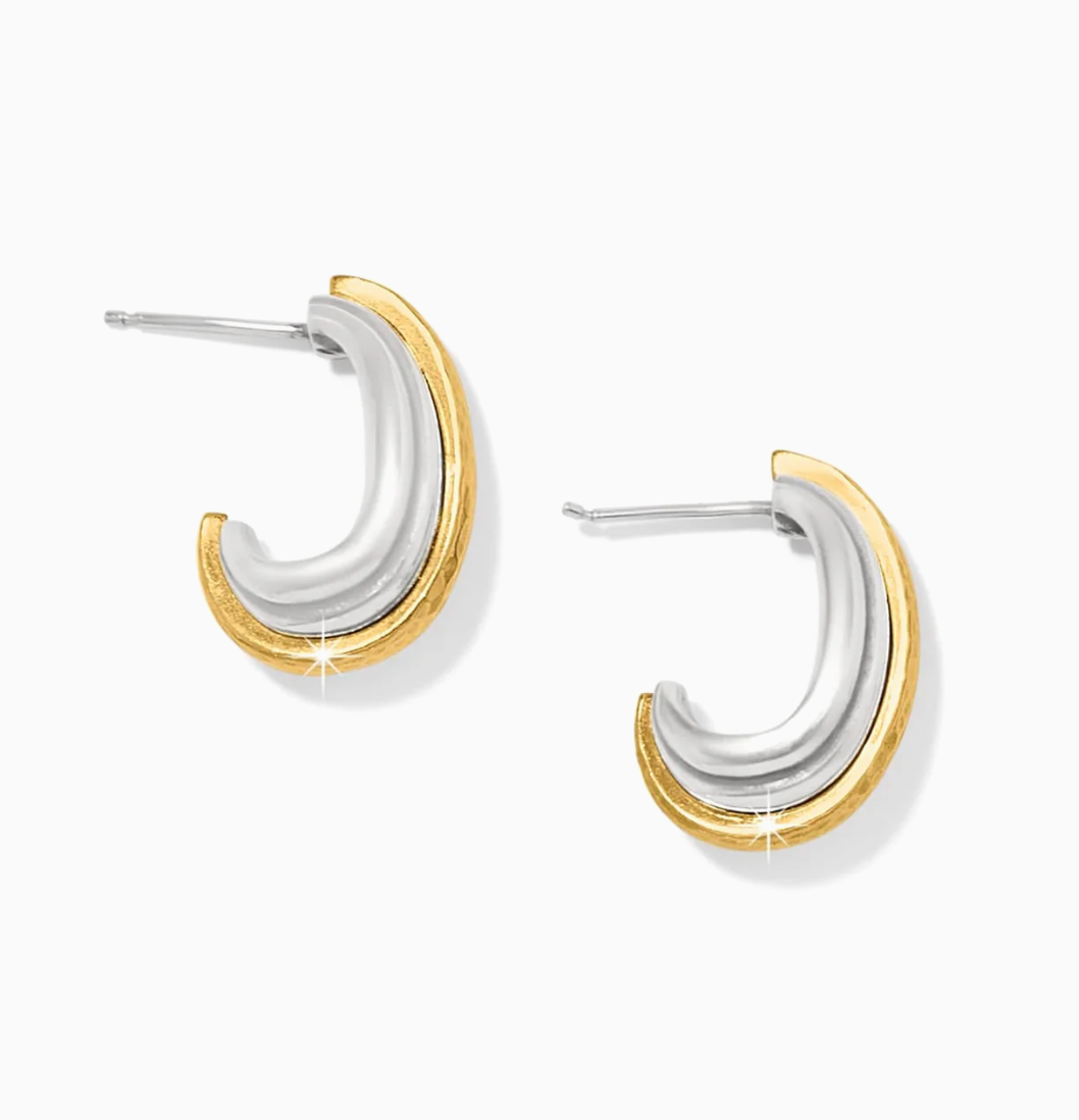 Ferrara Deco Small Hoop Earrin