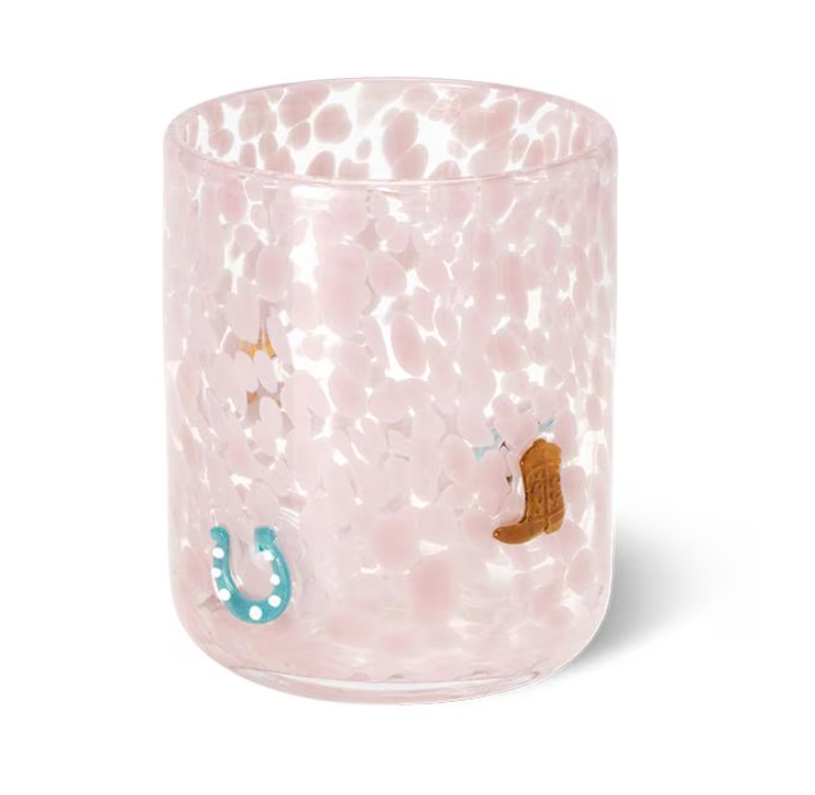 GIDDY UP CHARM GLASS 17OZ
