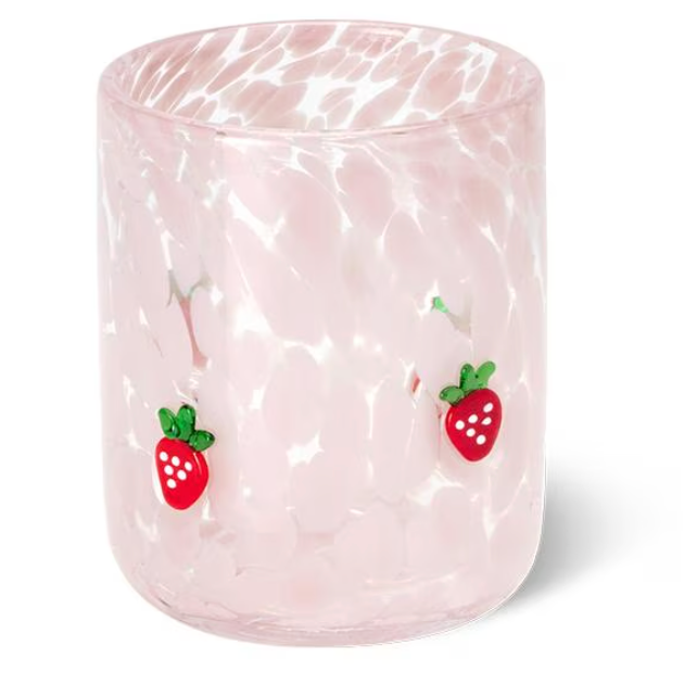 STRAWBERRY SHORTCAKE CHARM GLASS 17OZ