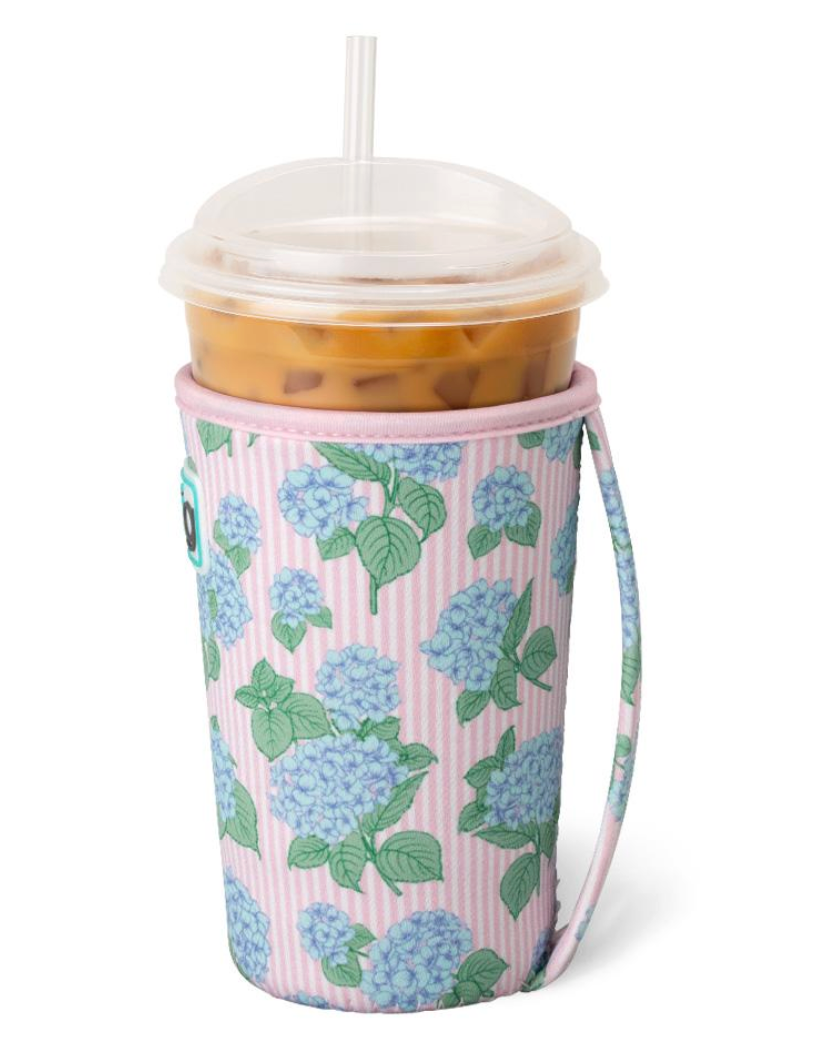 Hydrangeas Iced Cup Coolie (Medium)