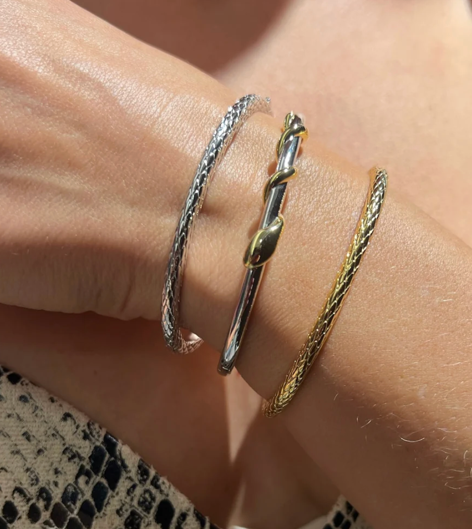 DANCING SNAKE Bangle-GOLD
