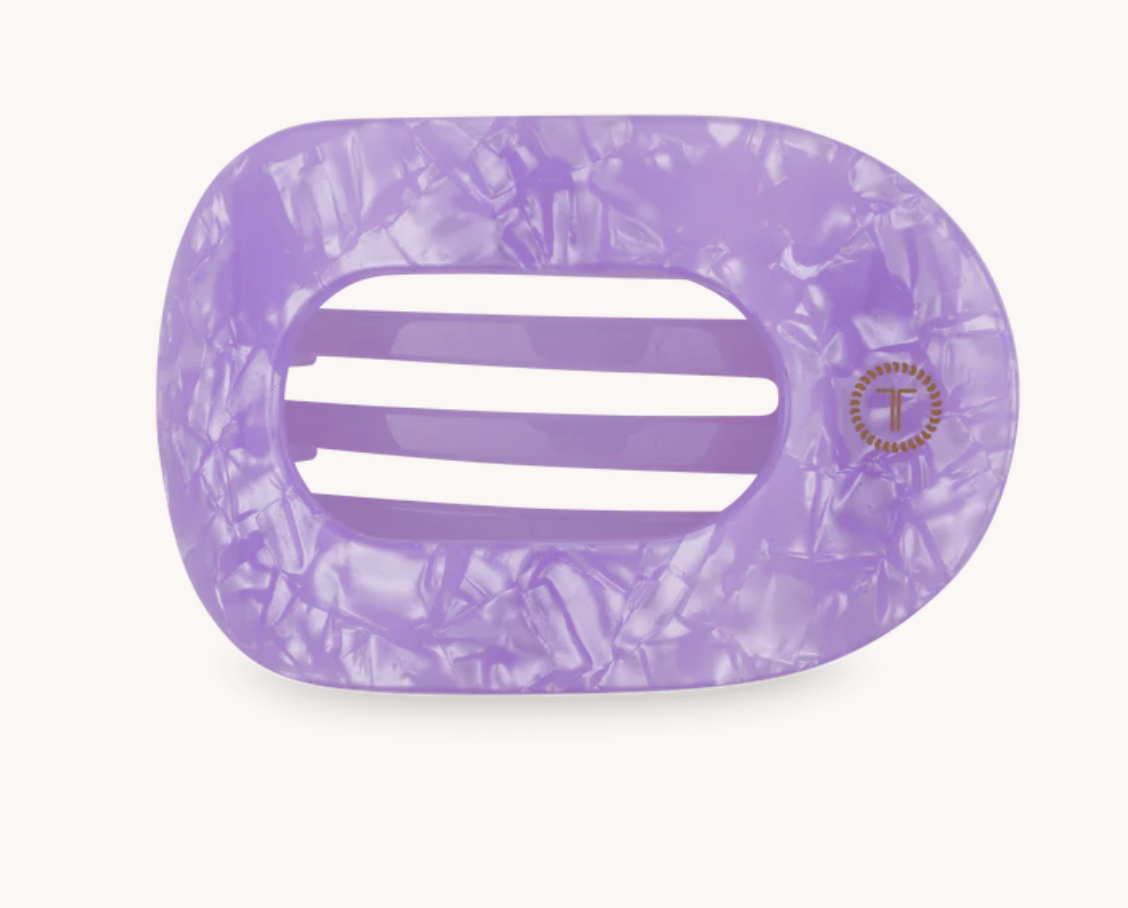 Lavender Mist Medium Flat Round Hair Clip